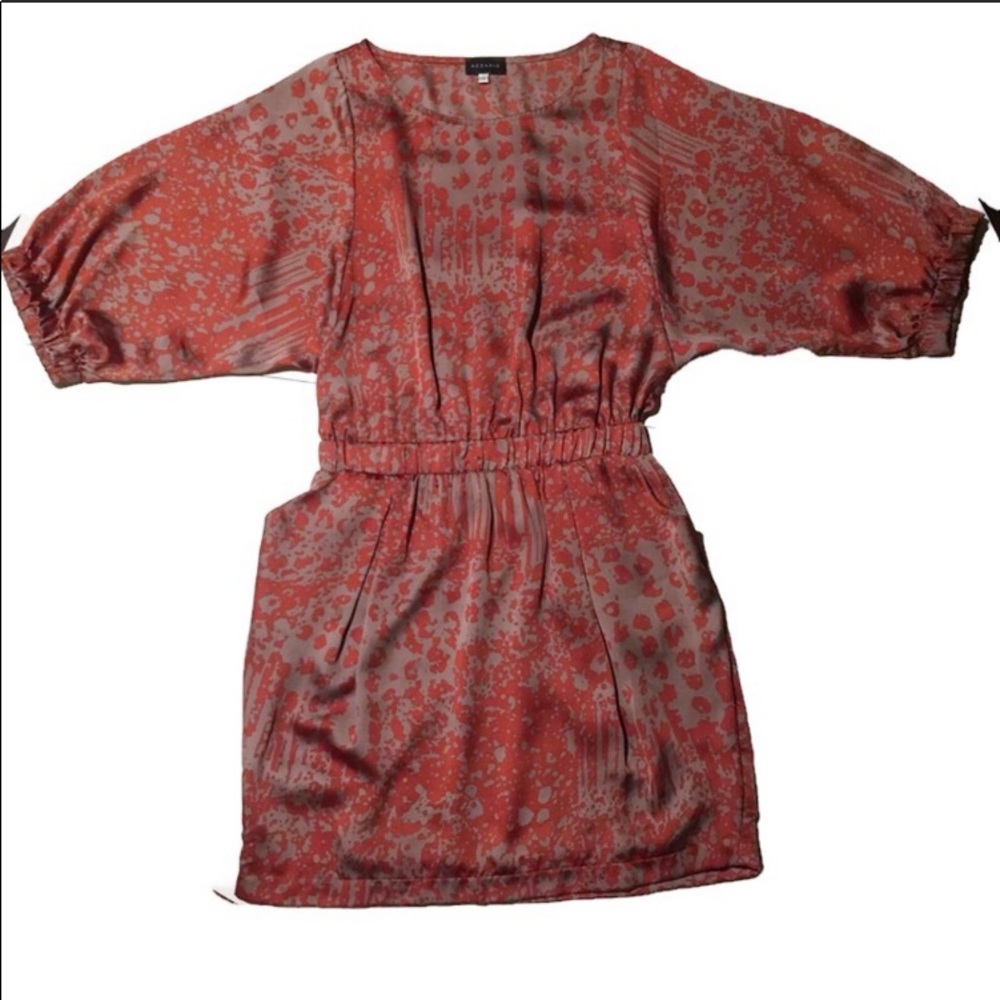 Printed Silk Mini Dress
